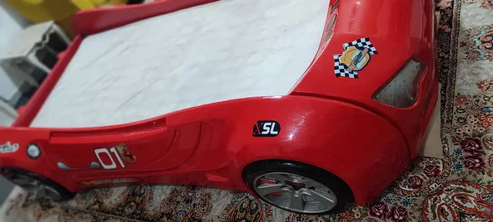 تخت ماشینی با تشک|تشک تختخواب|شوش, |دیوار