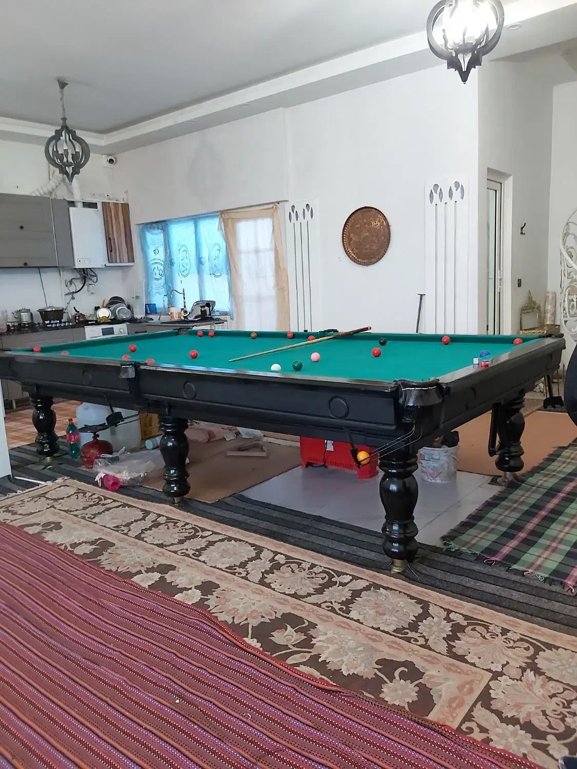 میز اسنوکر ۱۲فوتی (۶پایه)|ورزش‌های توپی|باسمنج, |دیوار