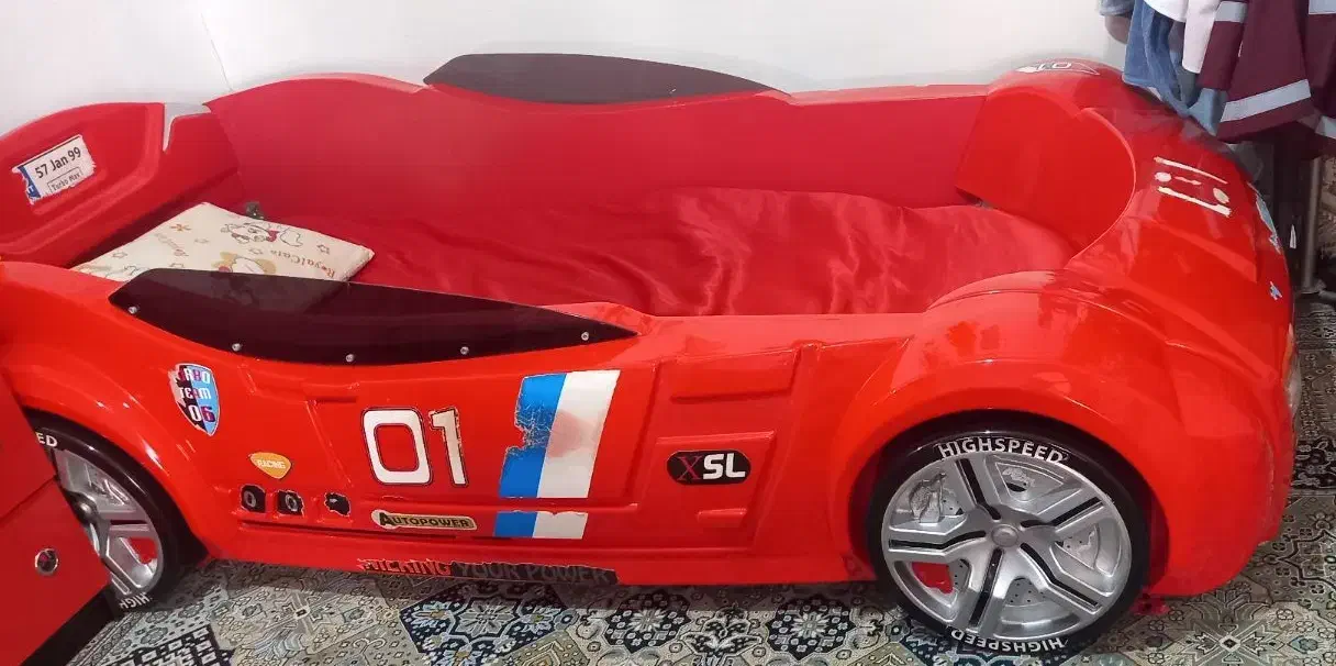 تخت خواب ماشین مدل فراری|تخت و سرویس خواب|خرمآباد, |دیوار