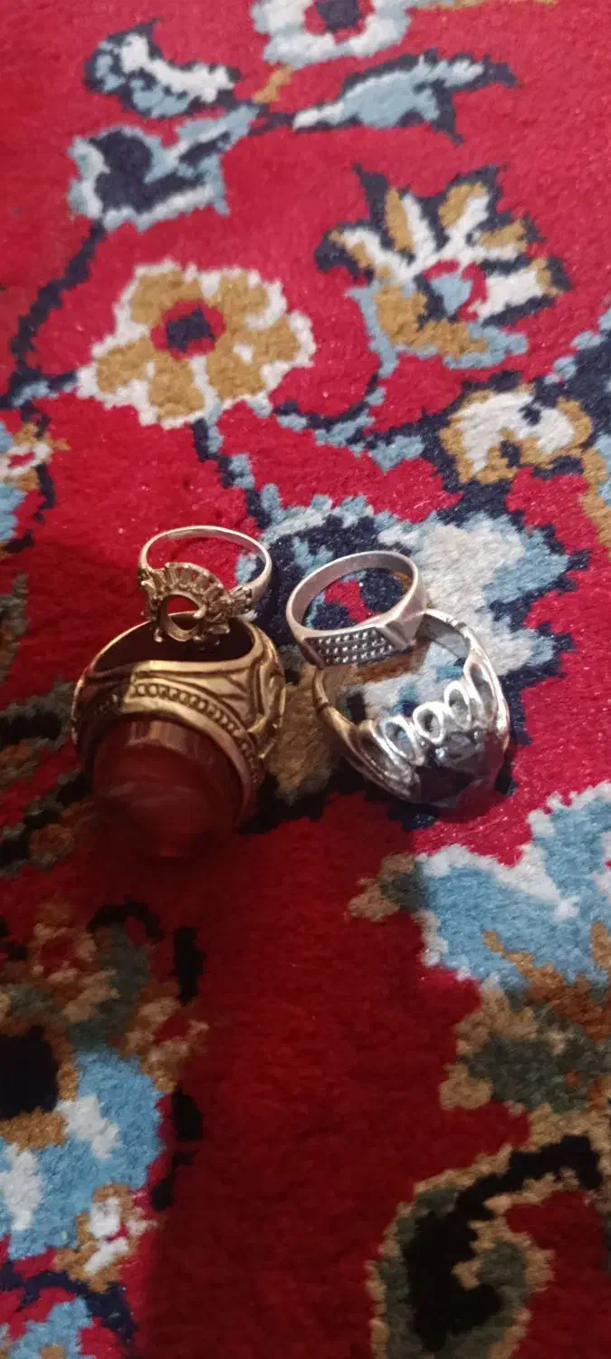 چهار عدد انگشتر|جواهرات|قم, لسانی|دیوار