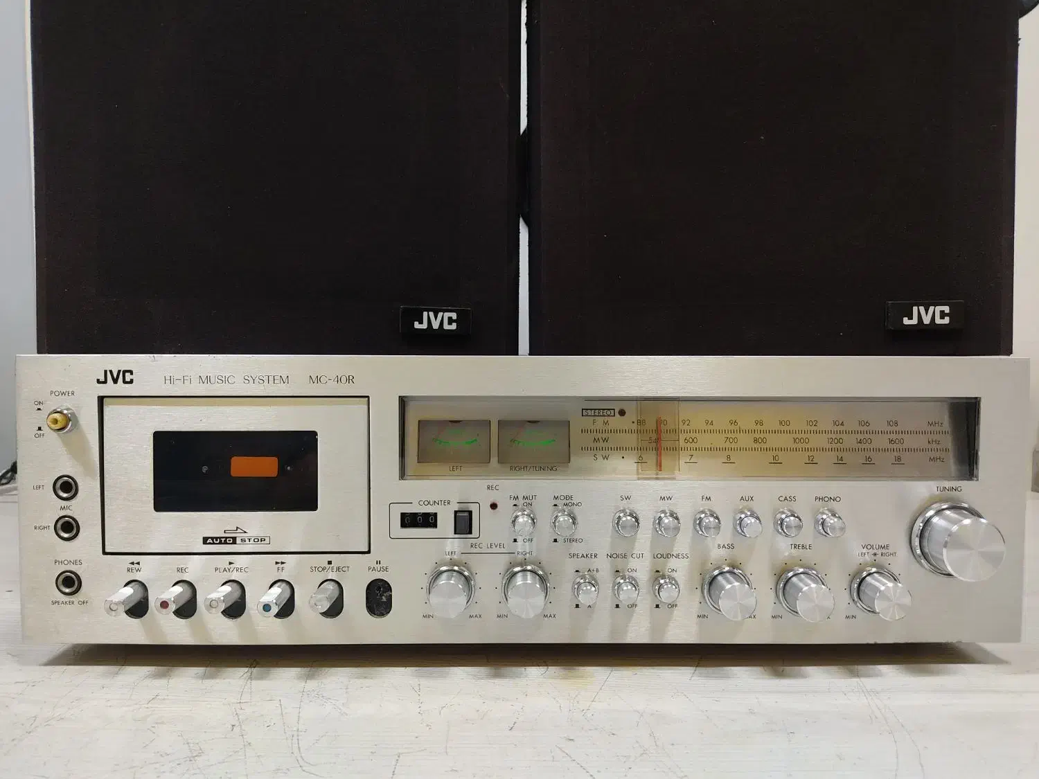 استریو رادیو ضبط کلاسیک jvc جی وی سی Hifi|سیستم صوتی خانگی|تهران, تهرانسر مرکزی|دیوار