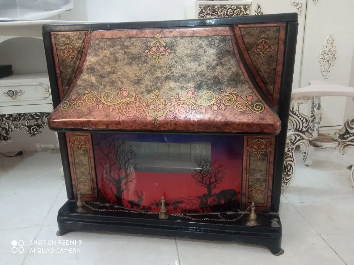 بخاری دودکش دار|بخاری، هیتر، شومینه|مسجد سلیمان, |دیوار