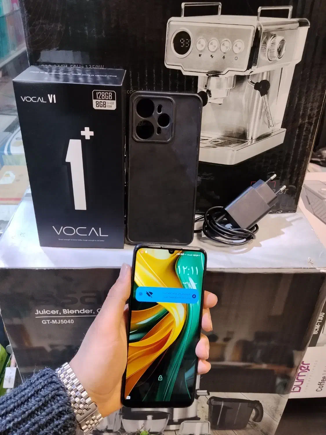 گوشی وکال+V1/حافظه128 رام8/موبایل مختاری|موبایل|قرچک, مهدیه|دیوار