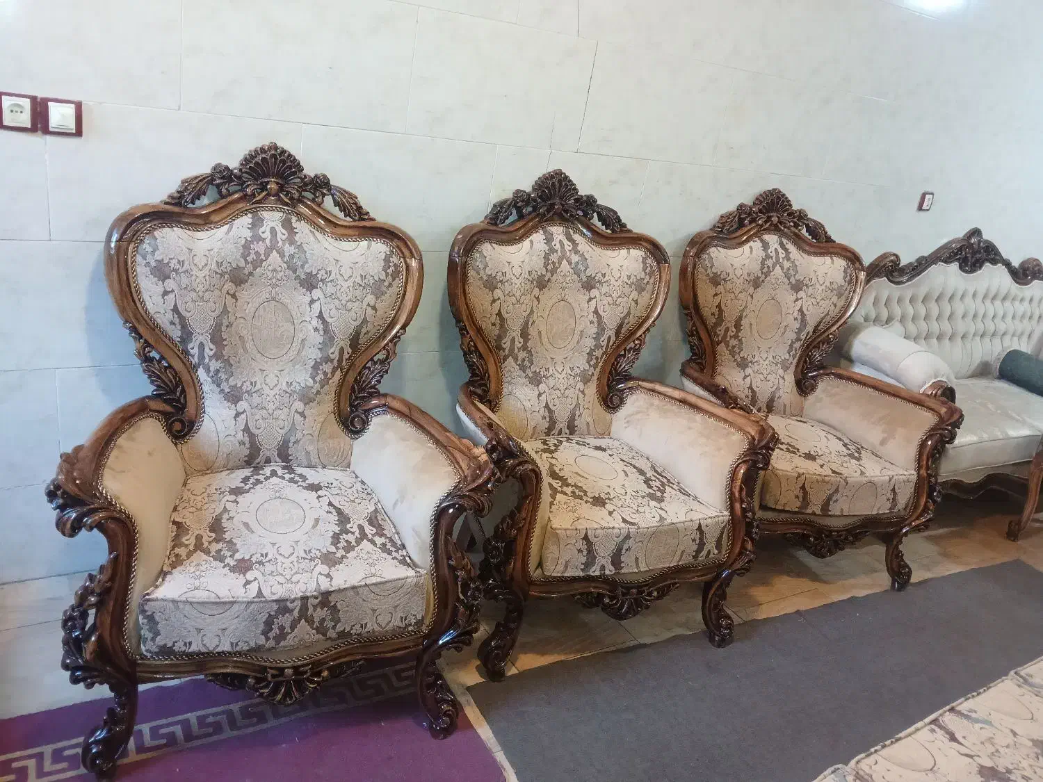 مبلمان سلطنتی. استیل وسرویس خواب|مبلمان خانگی و میز عسلی|تبریز, |دیوار