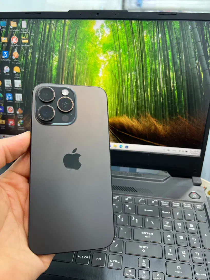 آیفون 15promax 256 ریجسترشده|موبایل|سیرجان, |دیوار