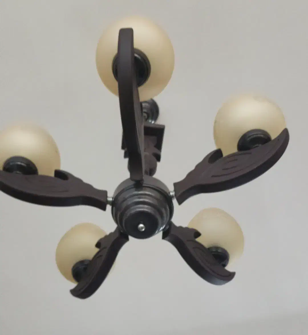 لوستر پنج شاخه|لوستر و چراغ آویز|بوشهر, |دیوار