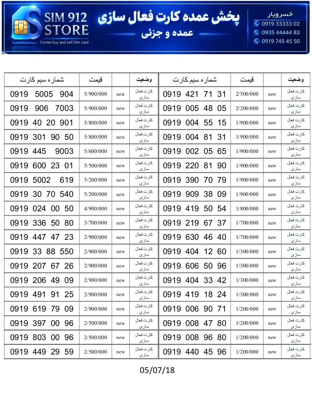 0919-440-45-96|سیم‌کارت|تهران, صادقیه|دیوار