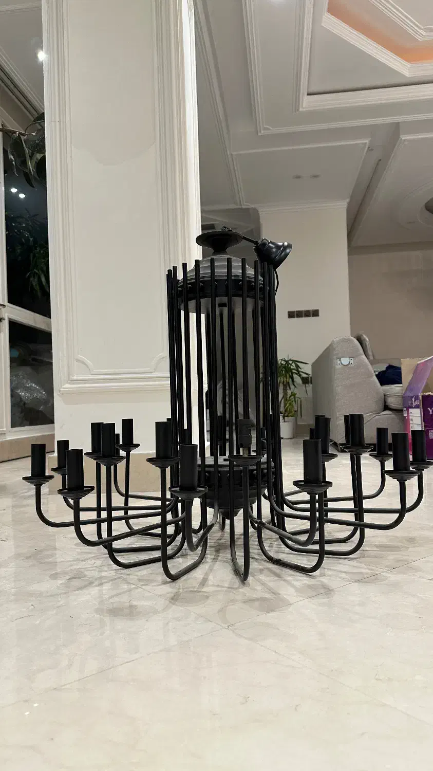 لوستر|لوستر و چراغ آویز|تهران, اوین|دیوار