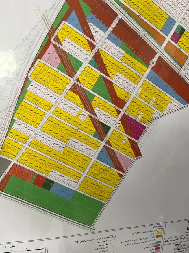 ۵۰متر زمین اندیشه فاز۶ فیش شهید لک مدارک تکمیل|فروش زمین و ملک کلنگی|اندیشه, اندیشه فاز ۶|دیوار