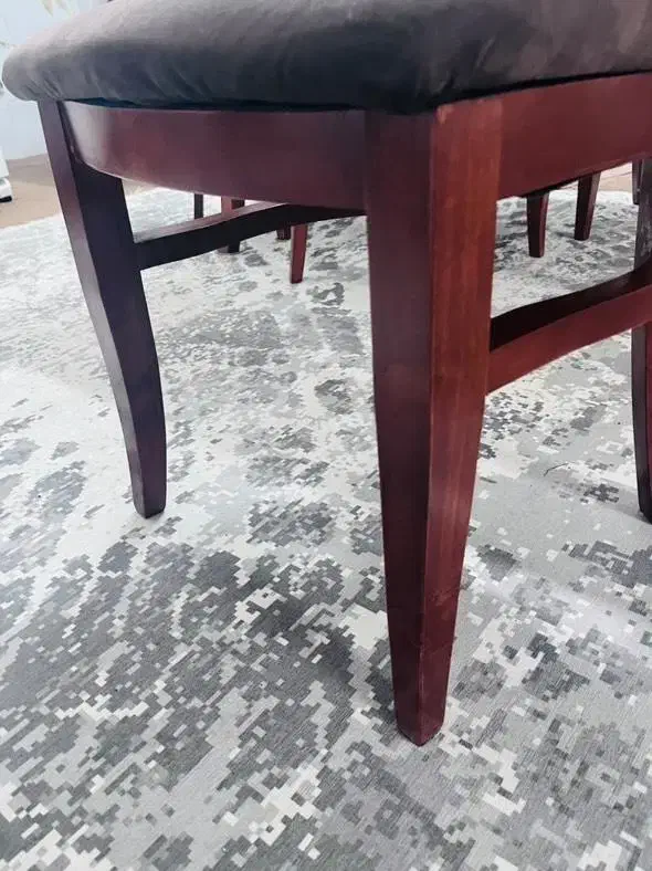 میز غذا خوری چوبی چهار نفره با صندلی|میز و صندلی غذاخوری|لنجان, |دیوار