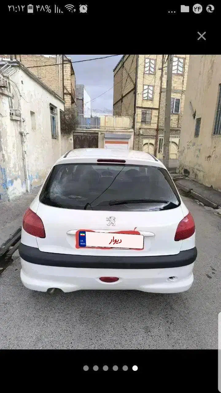 پژو ۲۰۶تیپ۲مدل۸۸|خودرو سواری و وانت|اراک, |دیوار