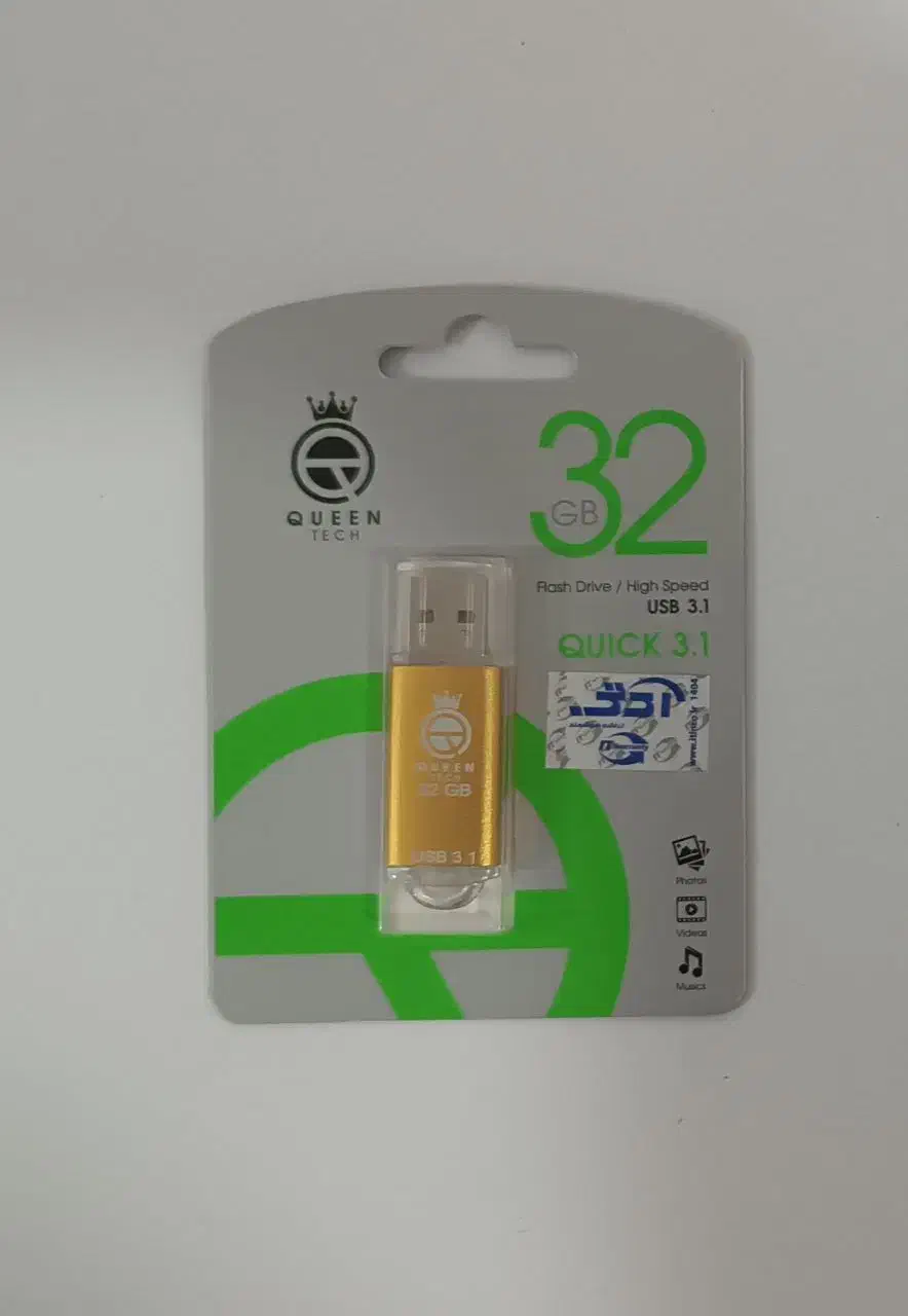 فلش کویین ۳۲گیگابایت usb 3.1|قطعات و لوازم جانبی رایانه|گرگان, |دیوار