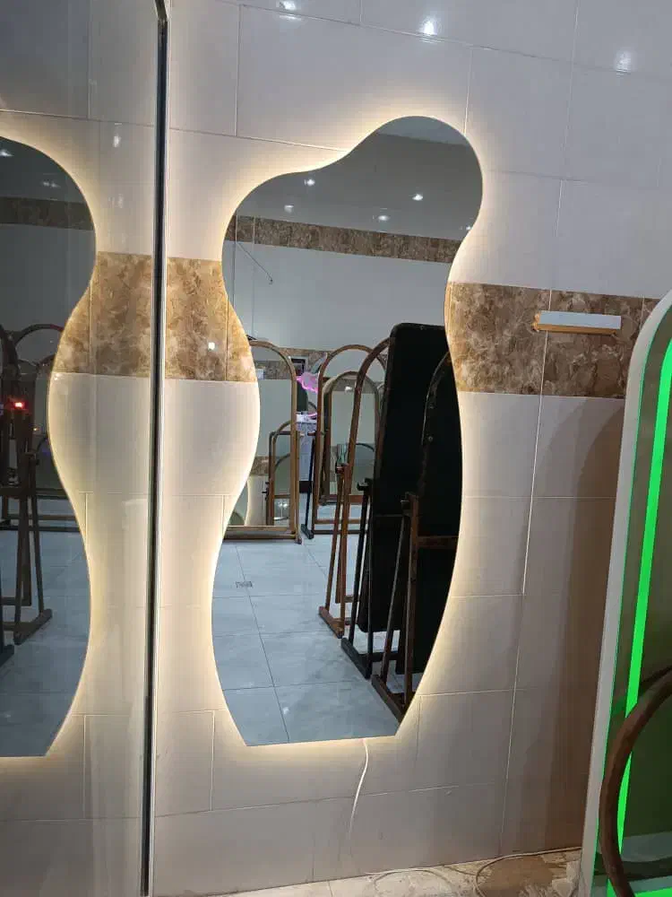 آینه کنسول ارایشی .آینه نچرال. آینه قدی|آینه|ماهدشت, |دیوار