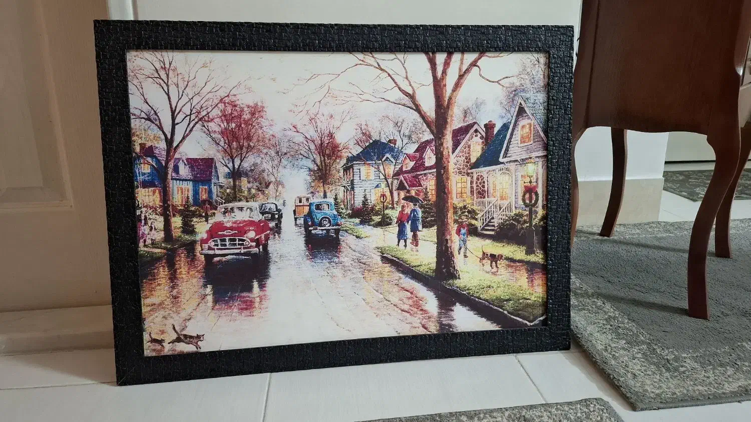 تابلو نوری بک لایت|تابلو، نقاشی، عکس|مهاجران, |دیوار