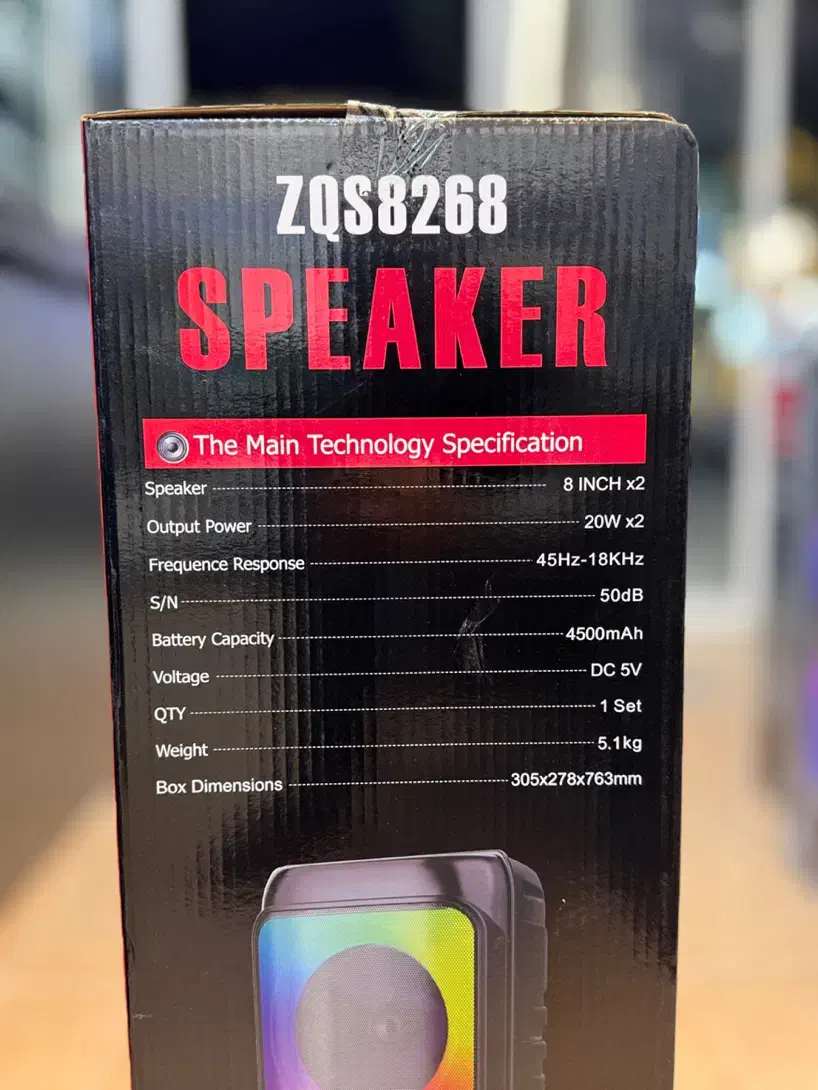 اسپیکر شارژی 8268|پخش‌کننده همراه|مشهد, سراب|دیوار