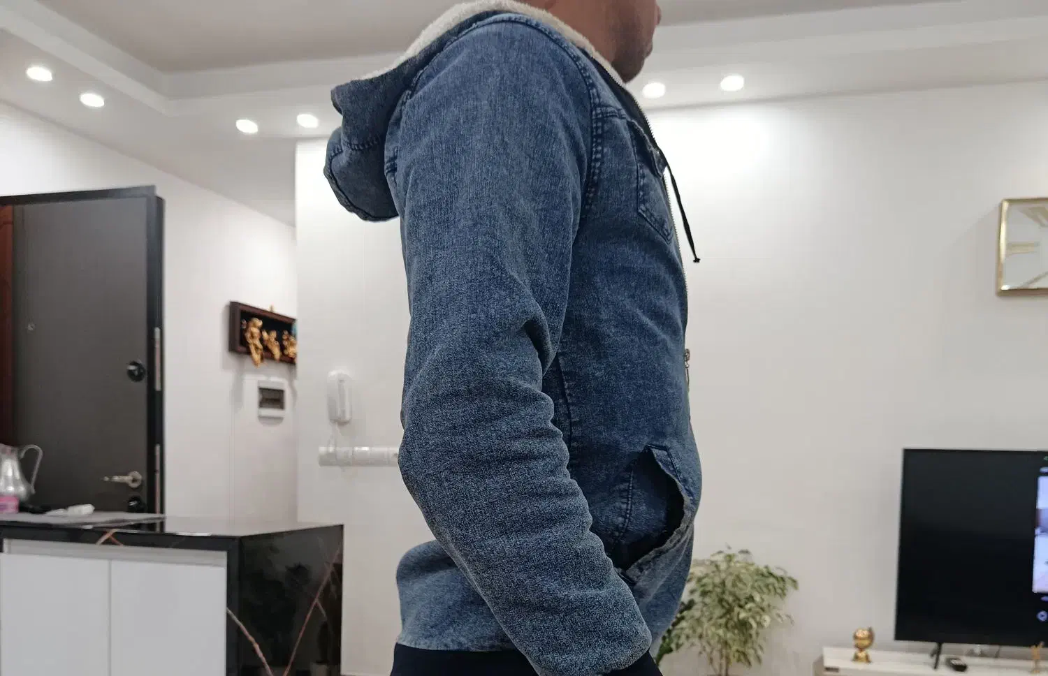 کت لی خارجی داخل پشمی نونو|لباس|قروه, |دیوار