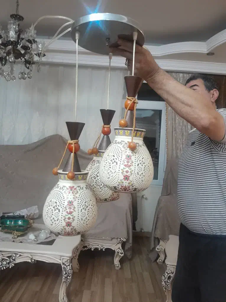 لوستر نو برای آشپزخانه واتاق|لوستر و چراغ آویز|تبریز, |دیوار