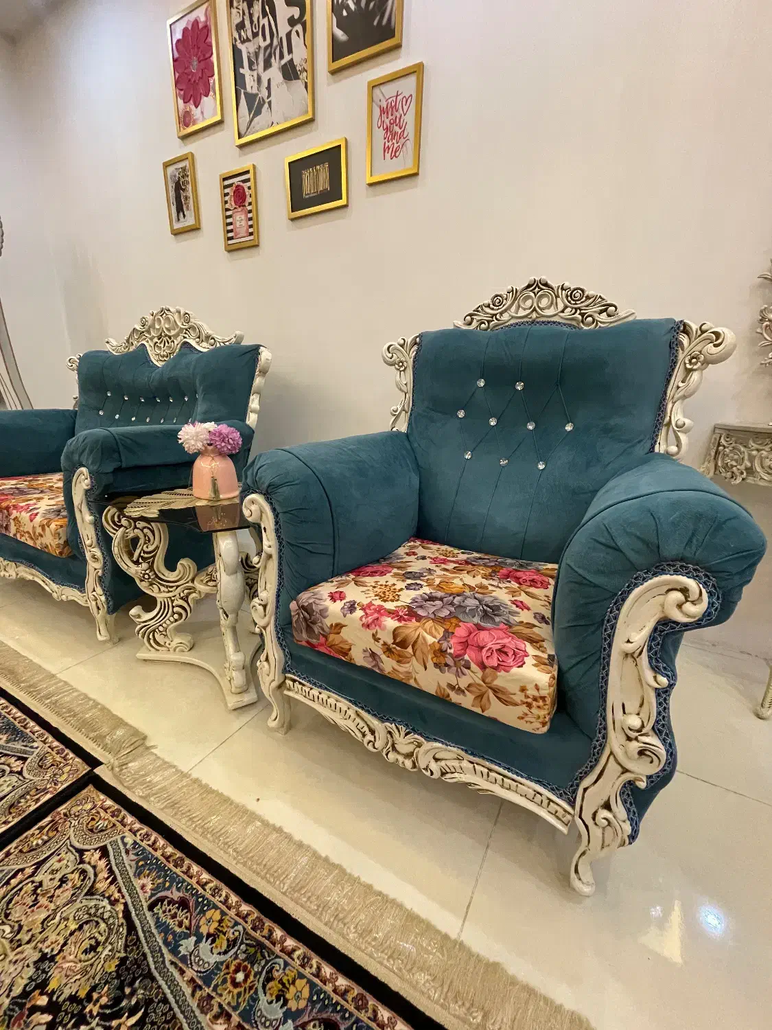 مبل ۷ نفره استیل|مبلمان خانگی و میز عسلی|تهران, شهید رجایی|دیوار