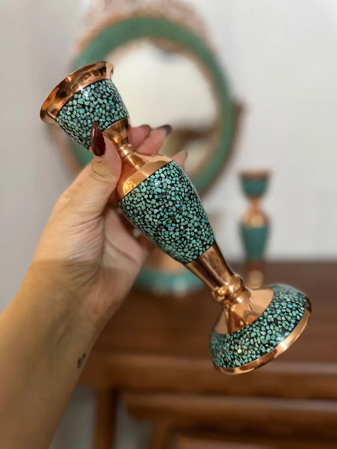 آینه و شمعدان عروس، فیروزه‌کوبی|آینه|تهران, سازمان برنامه جنوبی|دیوار