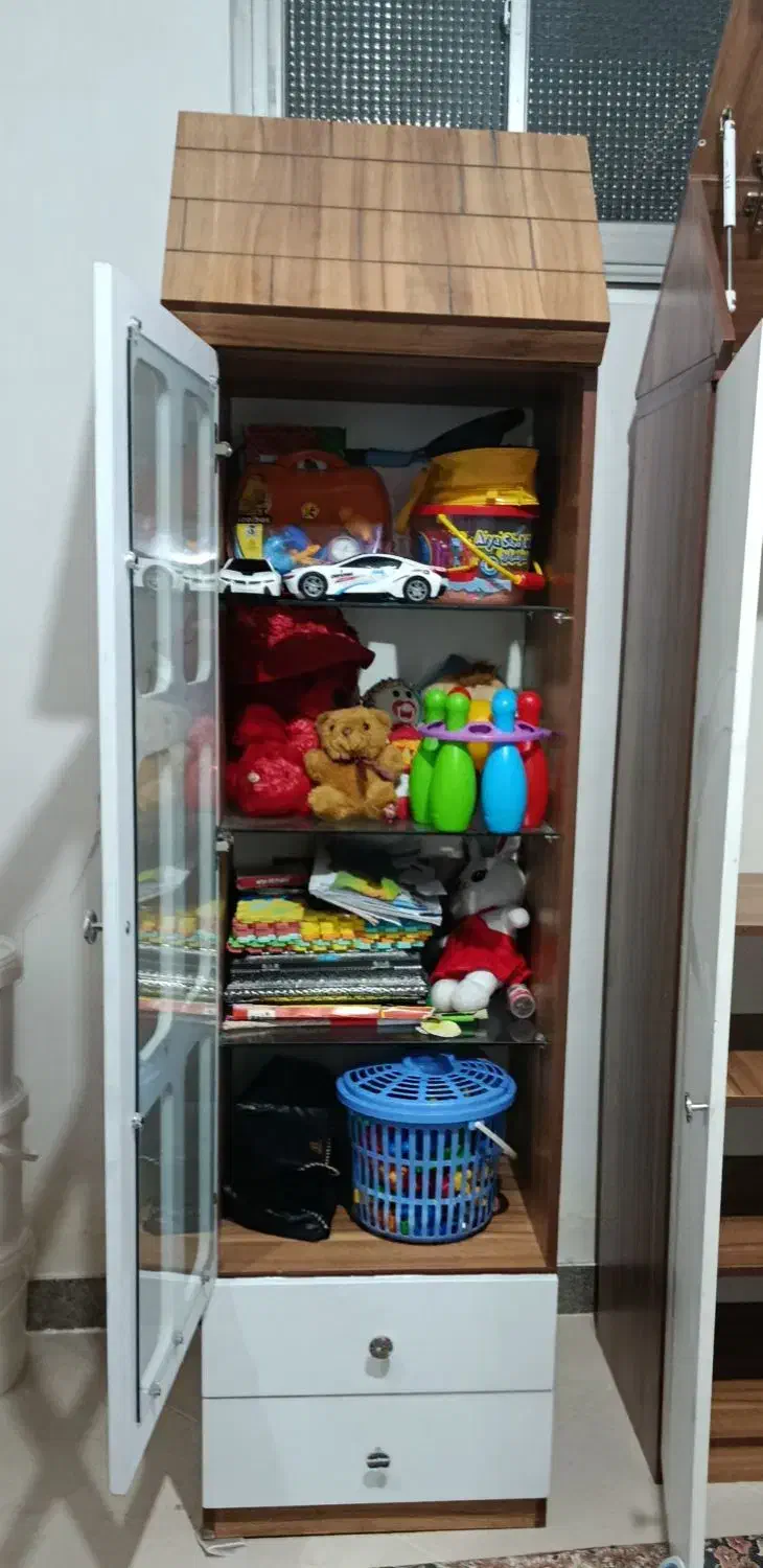 کمد دوتیکه کودک ونوجوان|جاکفشی، کمد، دراور|بروجرد, |دیوار