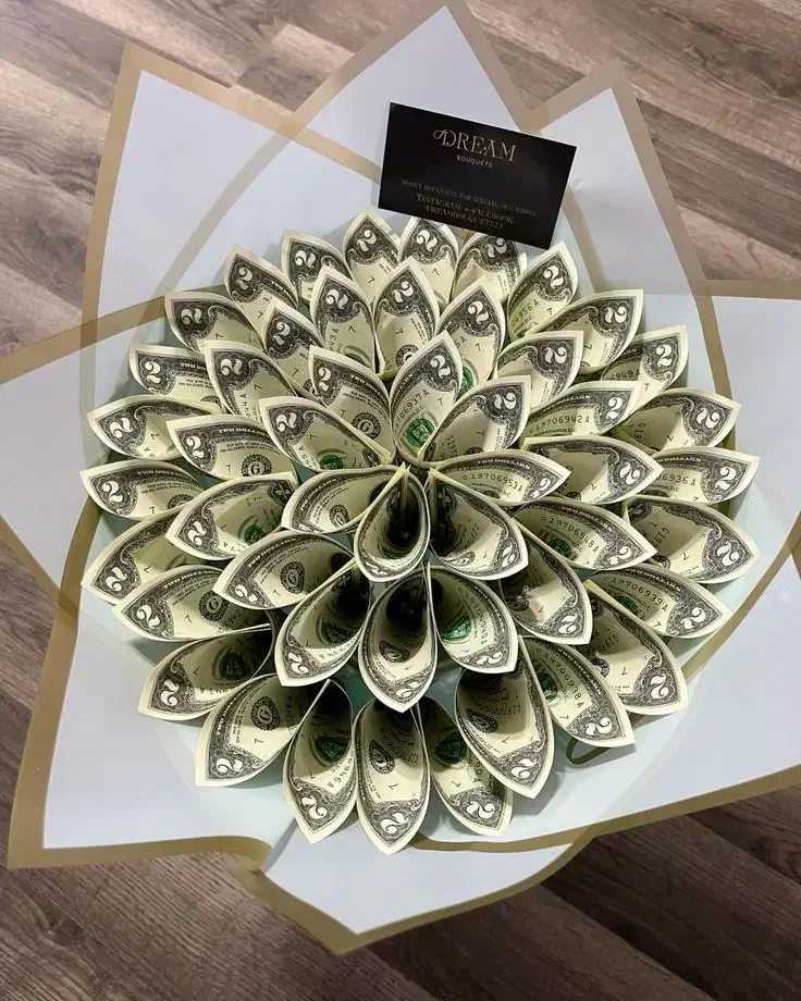 دسته گل ربانی، اسکناس|گل مصنوعی|خرمشهر, |دیوار