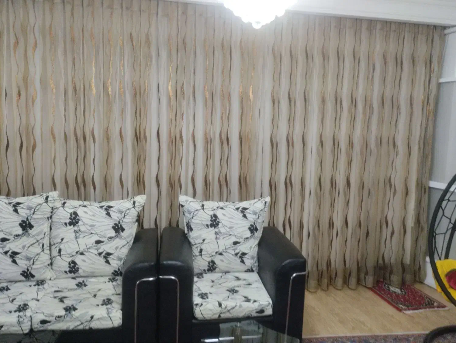 ۲ عدد پرده|پرده، رانر، رومیزی|میانه, |دیوار