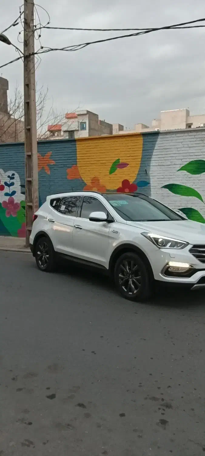 سانتافه 2017 64 آپشن موتور جی دی آی|خودرو سواری و وانت|تهران, شهرک صادقیه|دیوار