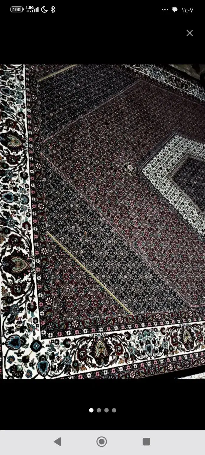 فروش یک جفت فرش گل ریز جنس عالی سنگین|فرش|دوگنبدان, |دیوار