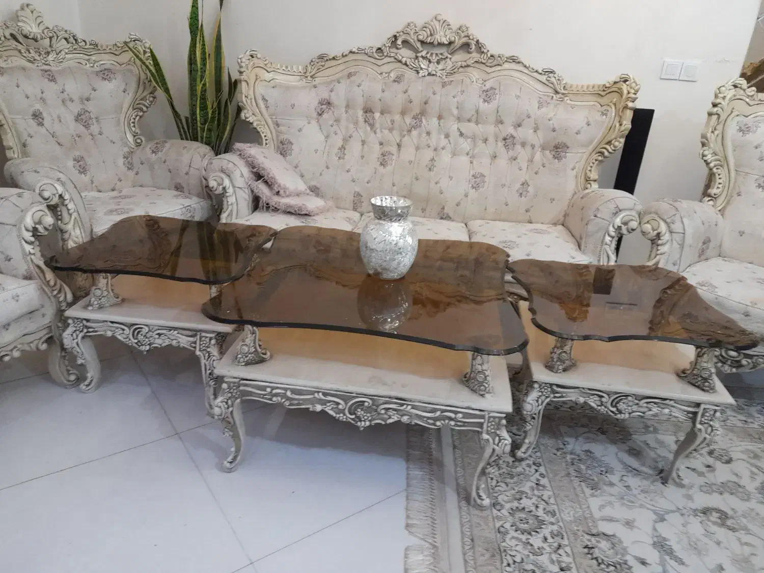 مبل وناهار خوری استیل چوب راش سالم  با روکش|مبلمان خانگی و میز عسلی|تهران, افسریه جنوبی|دیوار