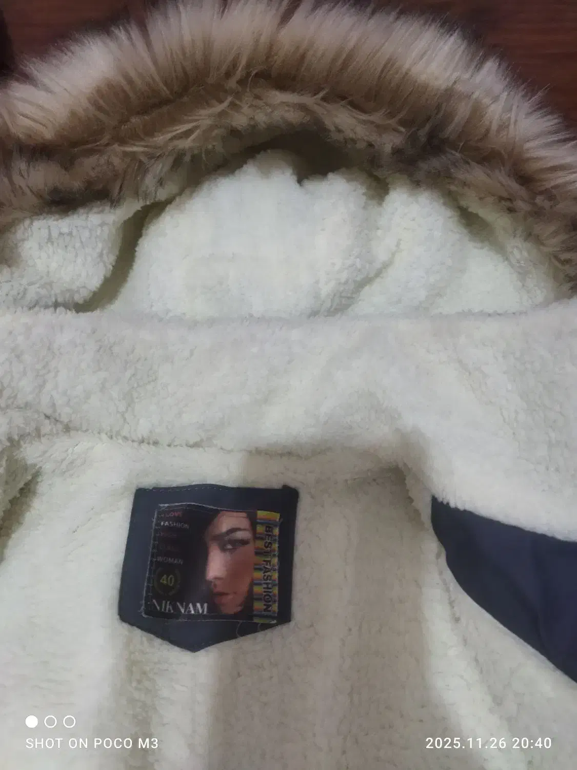 کاپشن دخترانه خز دار|لباس|خرم‌آباد, |دیوار