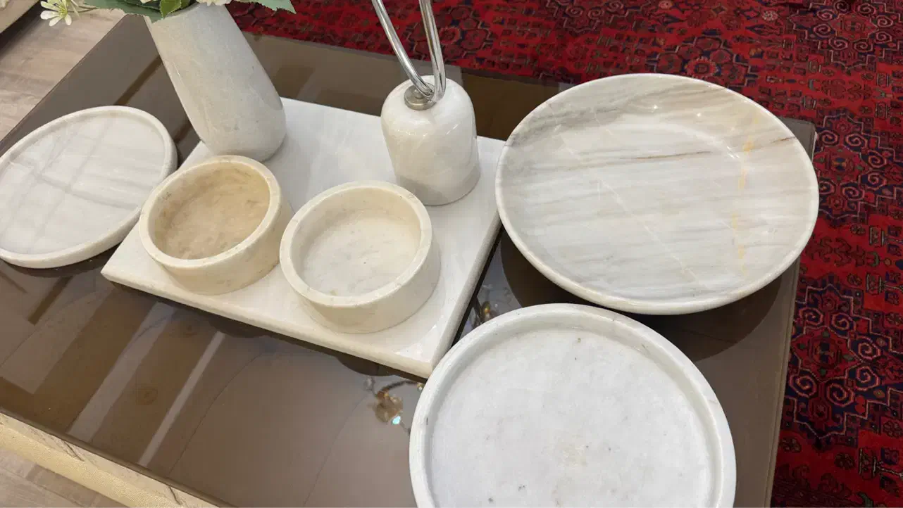 ظروف پذیرایی سنگی|ظروف سرو و پذیرایی|گرمدره, |دیوار