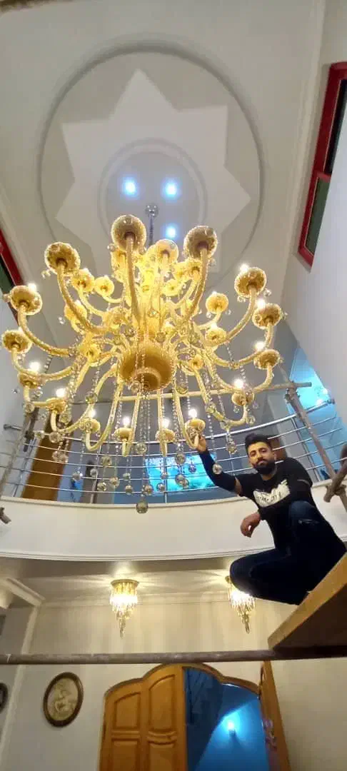 نصب لوستر تضمینی|خدمات پیشه و مهارت|گرگان, |دیوار