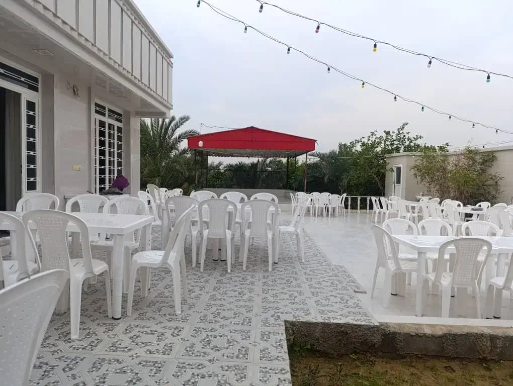 اجاره کوتاه مدت باغ ویلا خونه همراه با سالن|اجارهٔ کوتاه‌مدت ویلا و باغ|برازجان, |دیوار