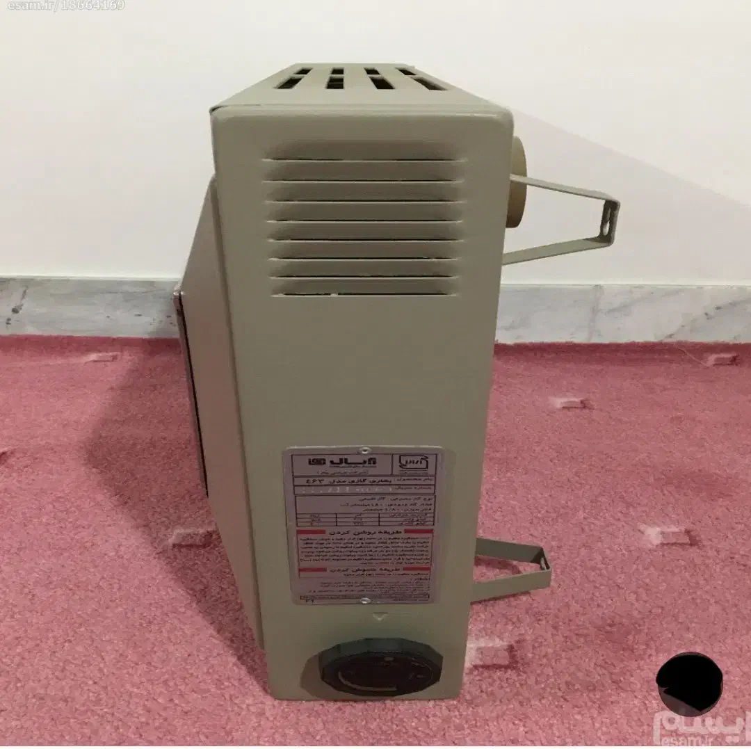 بخاری دیواری دودکش دار|بخاری، هیتر، شومینه|کرمان, |دیوار