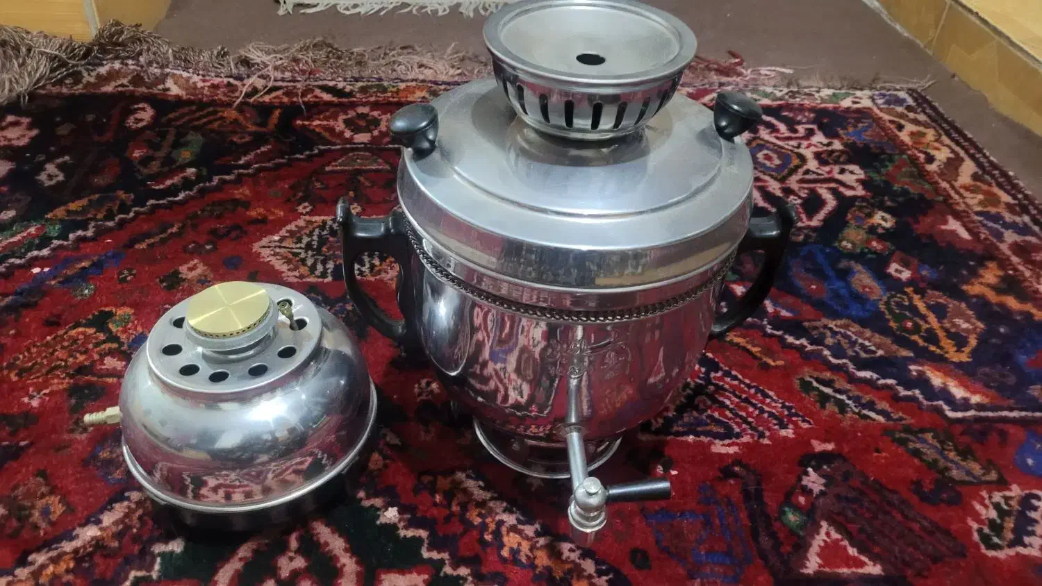 سماور تمام استیل دوکاره گاز اشپزی هم هست|سماور، چای‌ساز، قهوه‌ساز|شیراز, جانبازان|دیوار