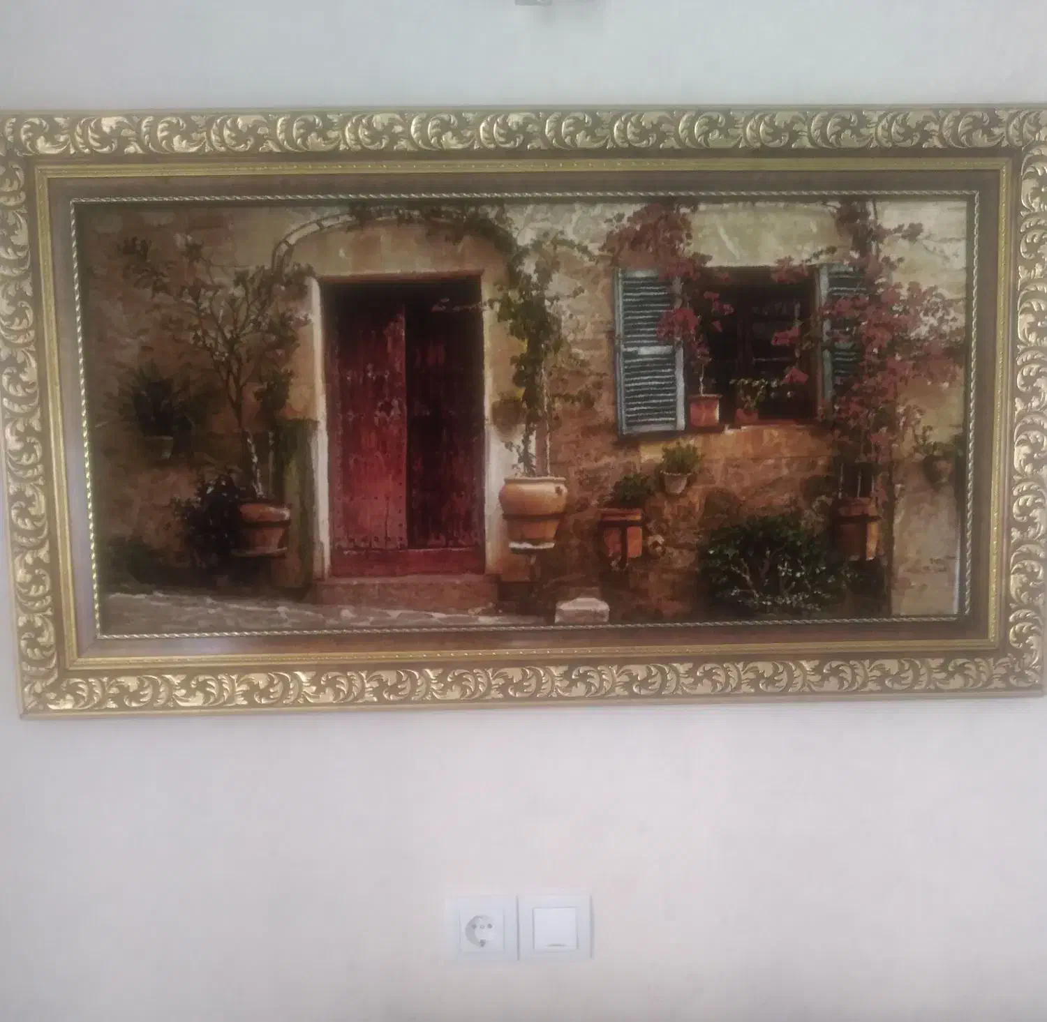 قاب عکس منظره|تابلو فرش|فولادشهر, مسکن مهر فولادشهر|دیوار