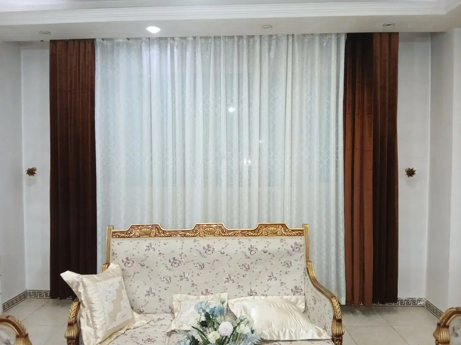 پرده|پرده، رانر، رومیزی|ورامین, شهرک مدرس|دیوار