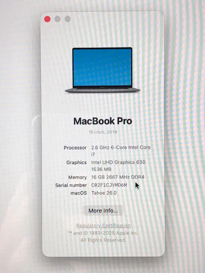 مکبوک پرو ۱۶ اینچی ۲۰۱۹|رایانه همراه|تهران, قیطریه|دیوار