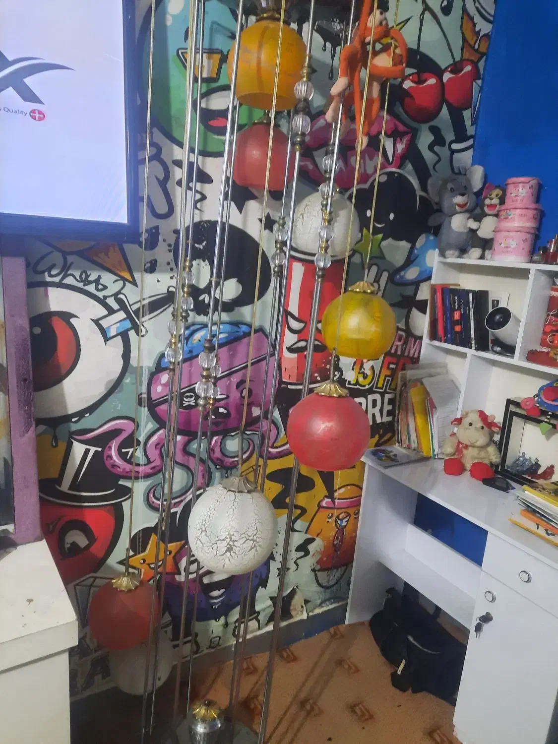 چراغ خواب|لوستر و چراغ آویز|اهواز, فاز ۱ پادادشهر|دیوار