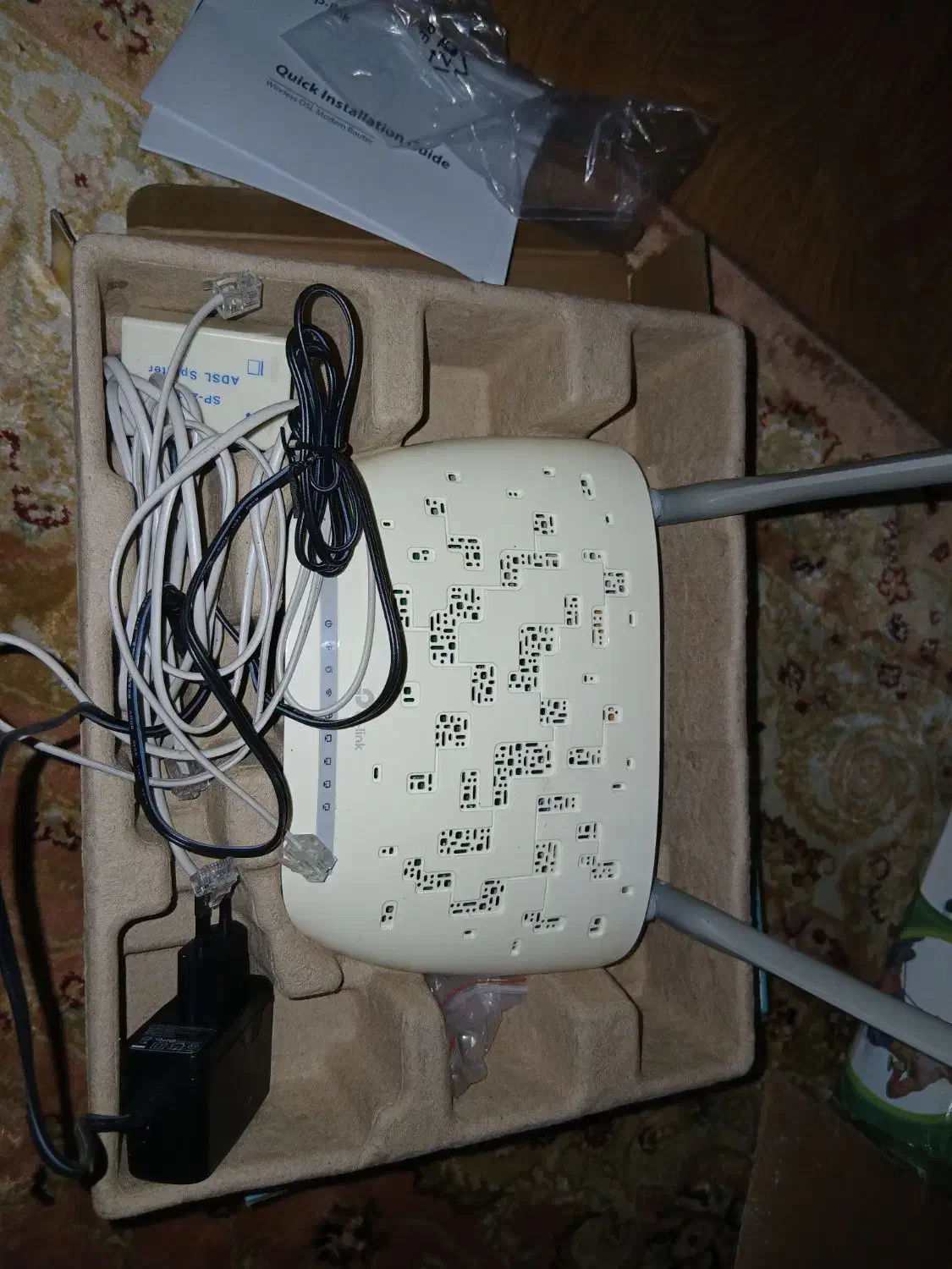 مودم روتر تی پی لینک،همراه با کارتن و متعلقات|مودم و تجهیزات شبکه|ساری, |دیوار