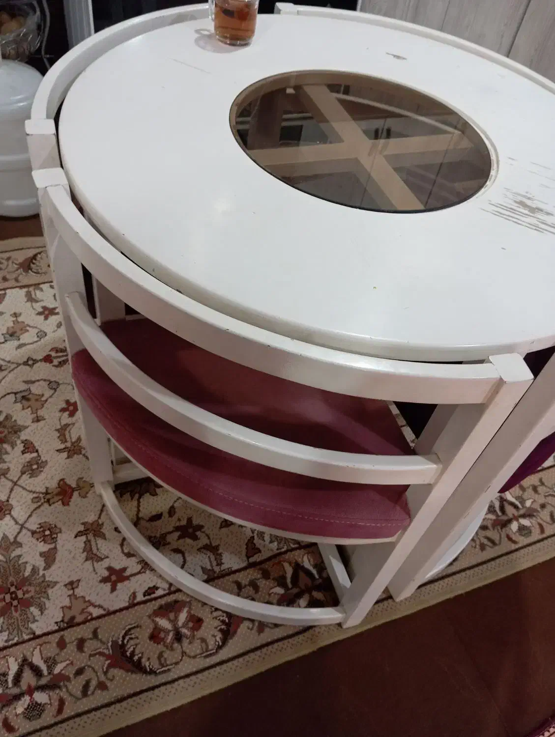 میز ناهار خوری با میز مبلمان با سه عدد عسلی|میز و صندلی غذاخوری|اهواز, منبع اب|دیوار