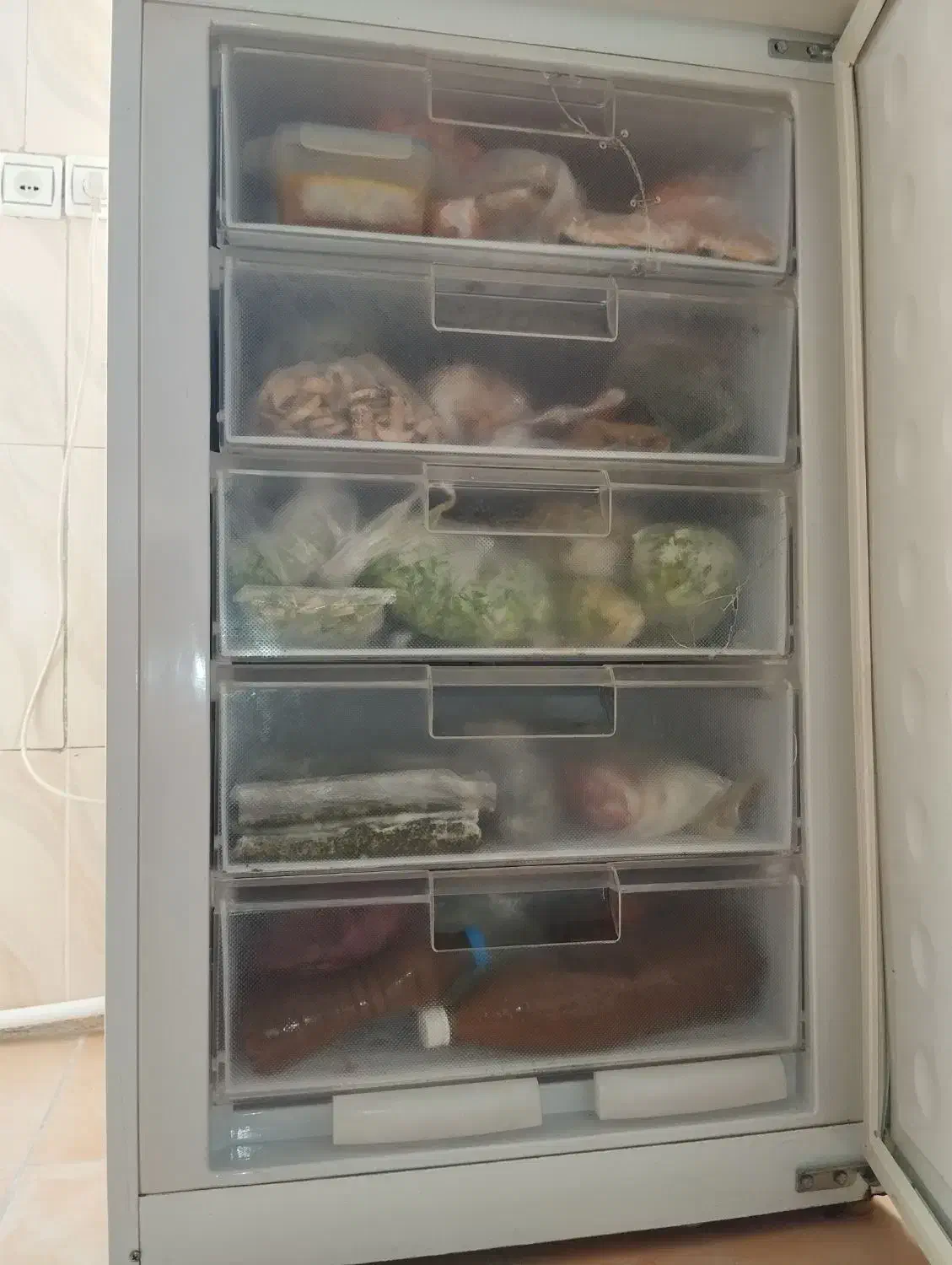 یخچال فریزر الکترواستیل‌.بدون پوسیدگی.سالم.بزرگ|یخچال و فریزر|ماهدشت, |دیوار