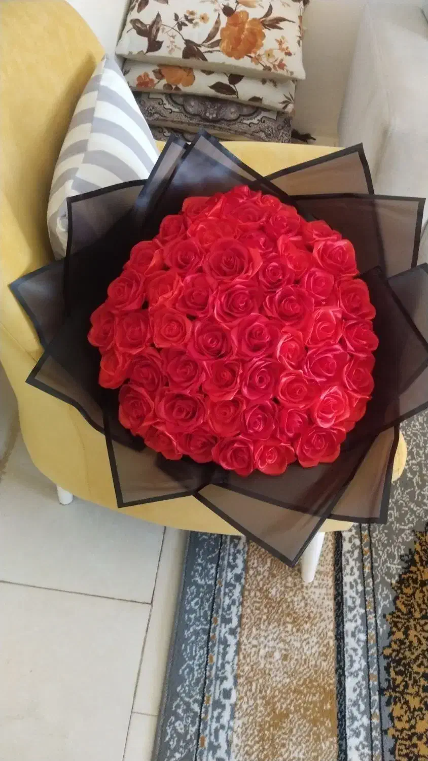 دسته گل،بوکت پروانه ایی،رز ربانی (مصنوعی)|گل مصنوعی|پرند, فاز ۶|دیوار