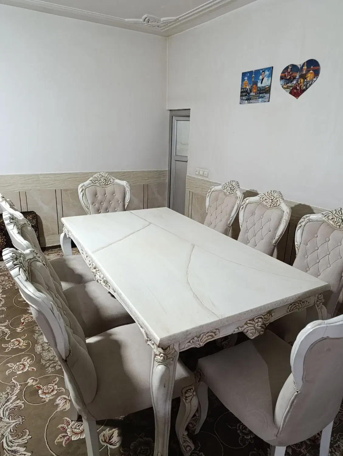 میز غذاخوری|میز و صندلی غذاخوری|خرمدره, |دیوار