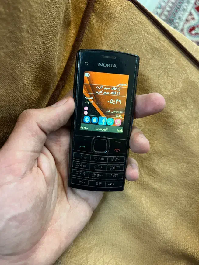 نوکیا X2-02 درحد|موبایل|مشهد, ادیب نیشابوری (شهرک غرب)|دیوار