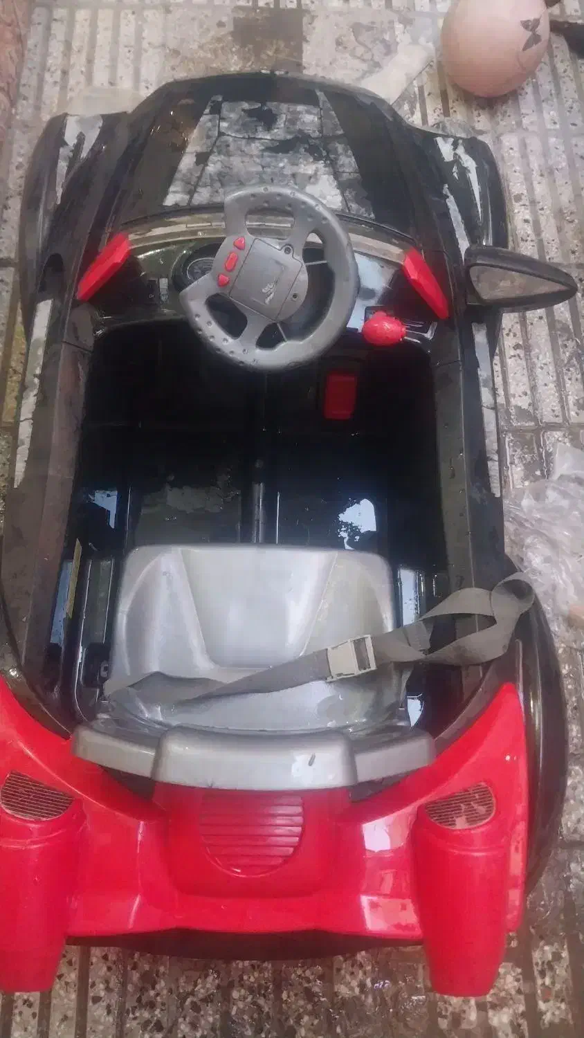 ماشین شارژی.آینه میوه فروشی.کالسکه راراک درحدنو|اسباب‌بازی بچه|علی‌آباد کتول, |دیوار