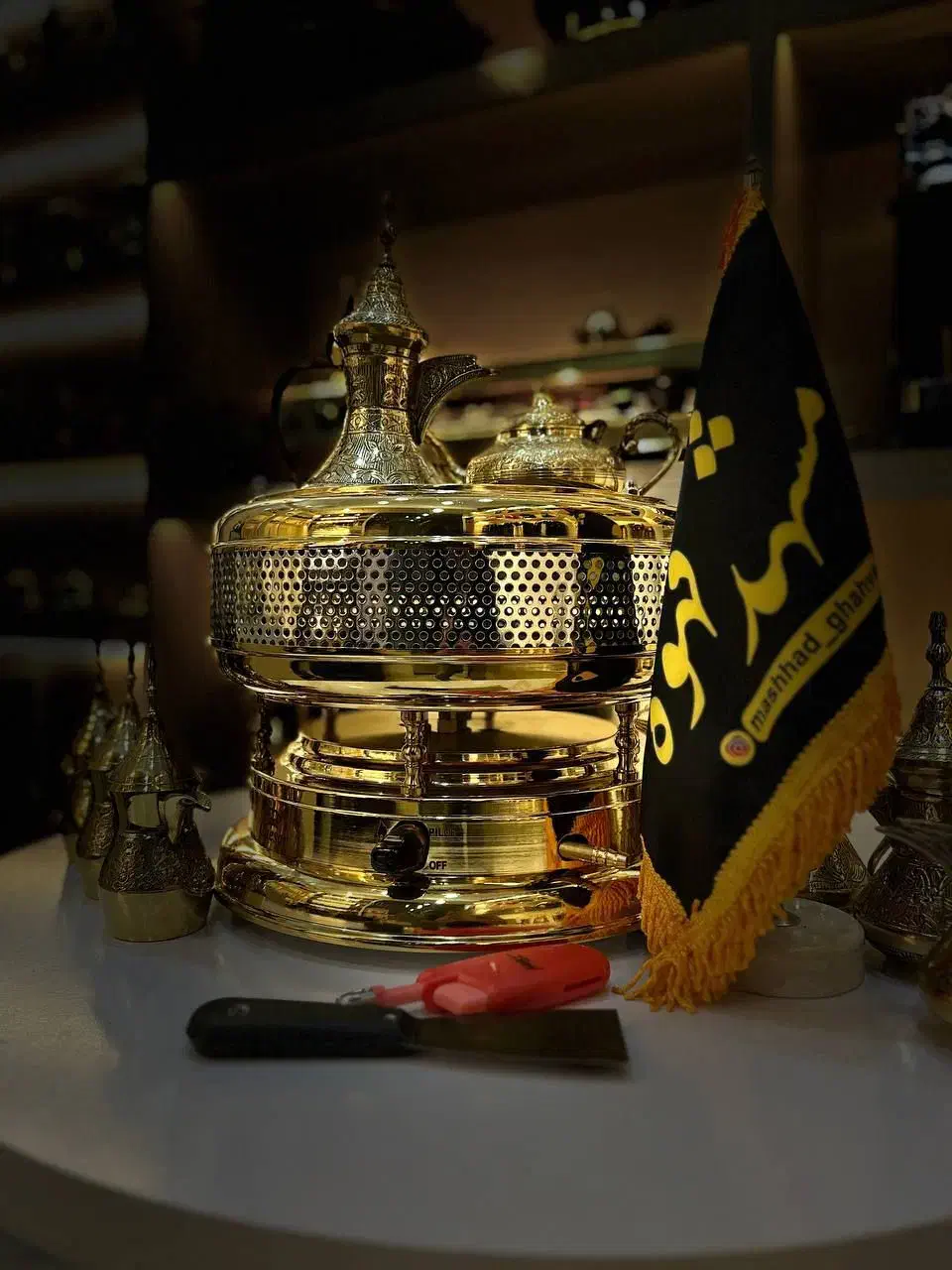 منقل شنی گازی طعم اصیل قهوه عربی، ترک و چای|سماور، چای‌ساز، قهوه‌ساز|بندر گناوه, |دیوار