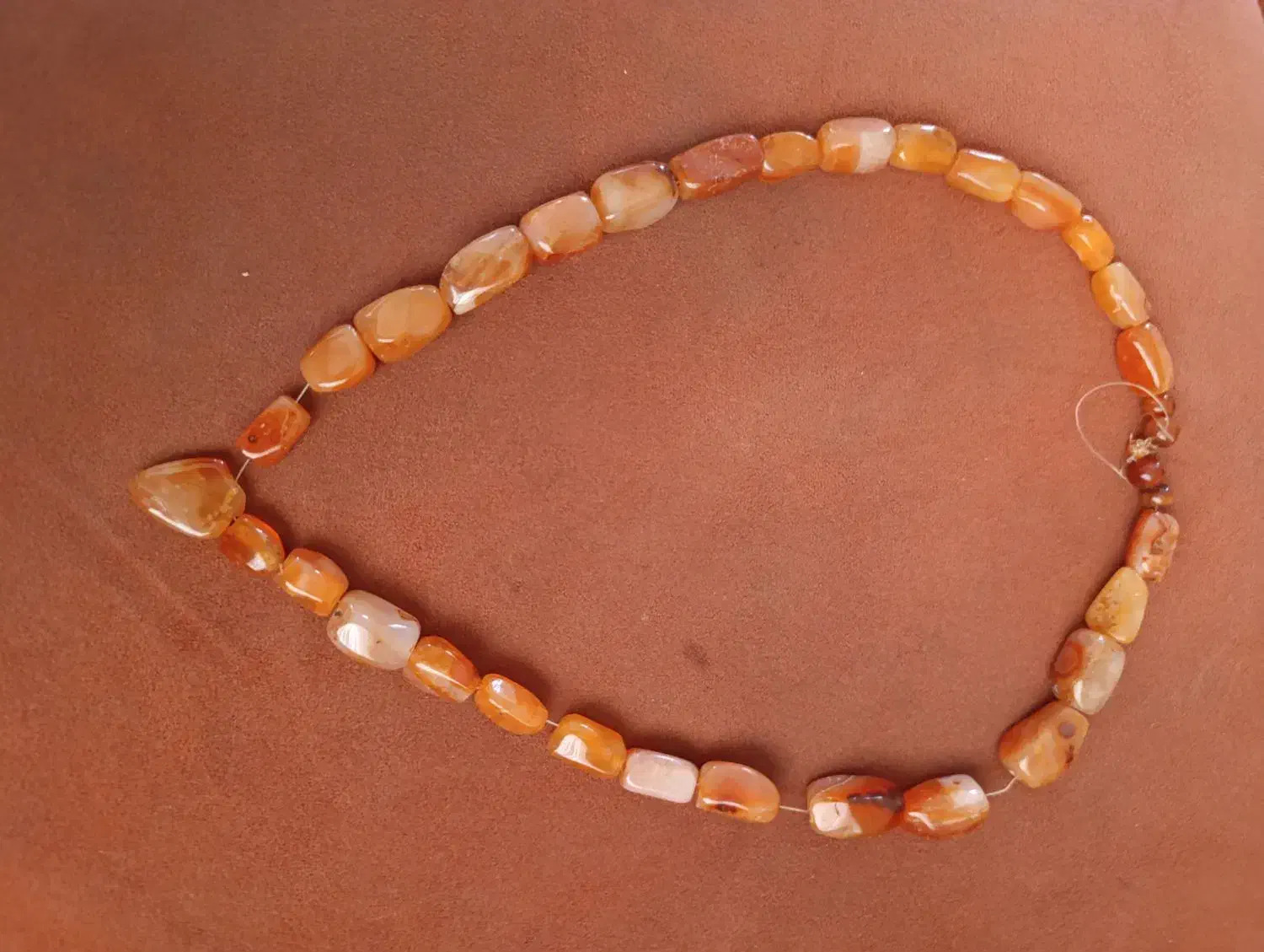 گردنبند سنگ عقیق قدیمی|جواهرات|اراک, |دیوار