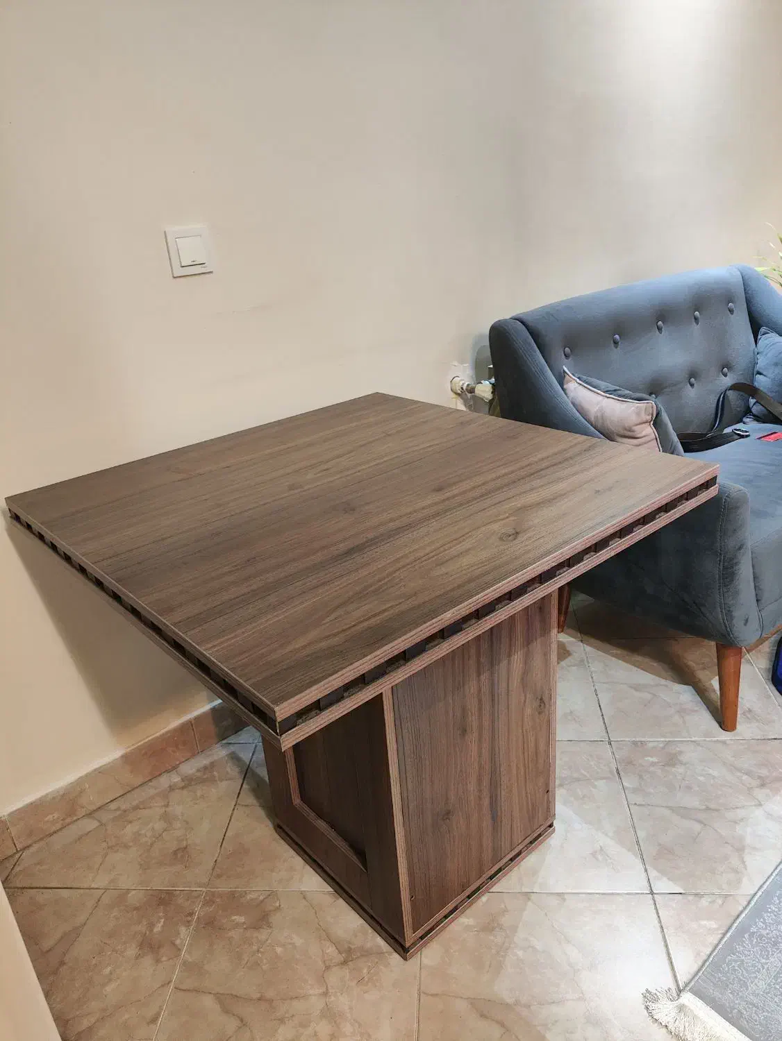 میز مربعی چوبی ابعاد 80x80|میز تحریر و کامپیوتر|تهران, حشمتیه|دیوار