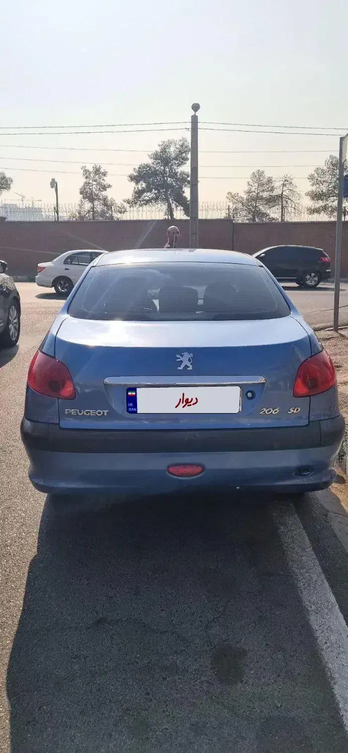 206 sdv8 تیو فایو|خودرو سواری و وانت|قروه, |دیوار